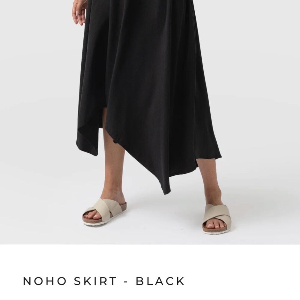 NWT: Saint + Sofia Noho Skirt Black